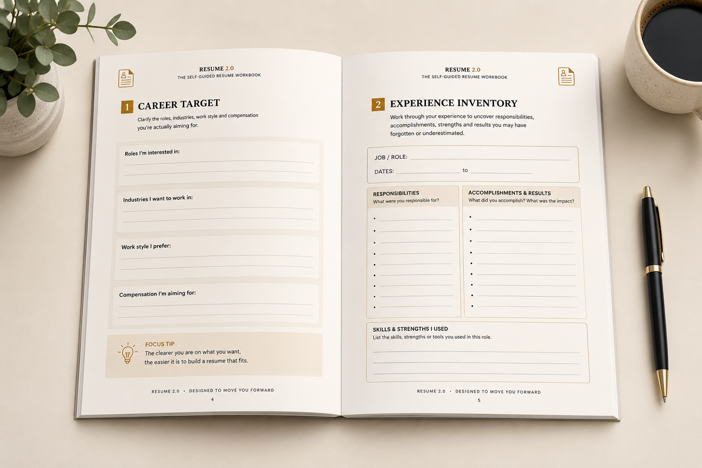 Resume 2.0 — The Self-Guided Resume Workbook